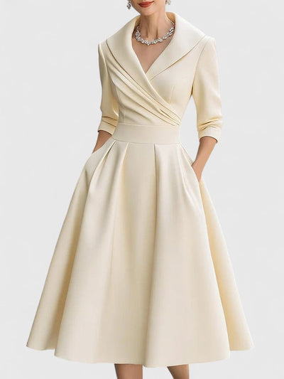 Yan | Elegant Midi Dress