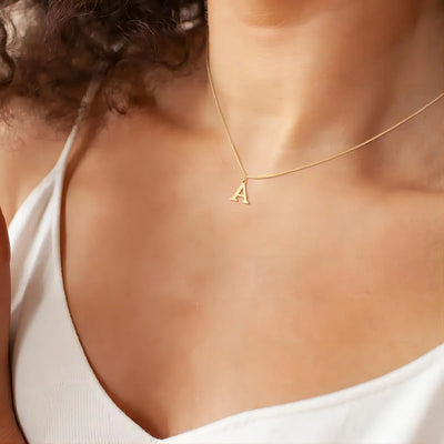 Enzhalynne | Necklace with Initials 18K Gold