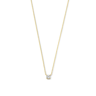 Ysavienna | Moissanite Stone Necklace 14k Gold